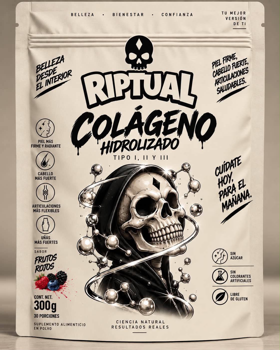 Peptidos de colageno hidrolizado